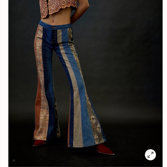 Free People Denim - Free People Serena Low Rise Flare Jeans